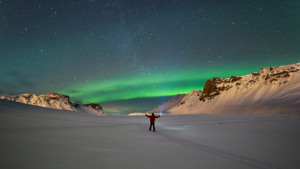 Las auroras boreales en Islandia se suelen ver en los meses más oscuros