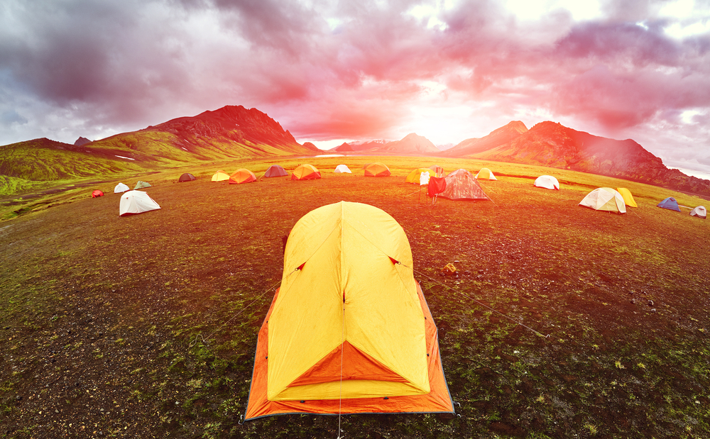 En Islandia en Julio, hay más opción de zonas de acampada y ocio