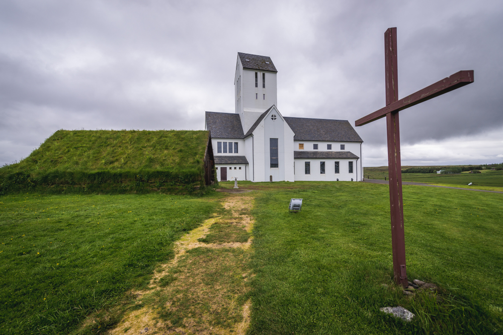 Ia iglesia de Skalholt está entre las más curiosas de islandia