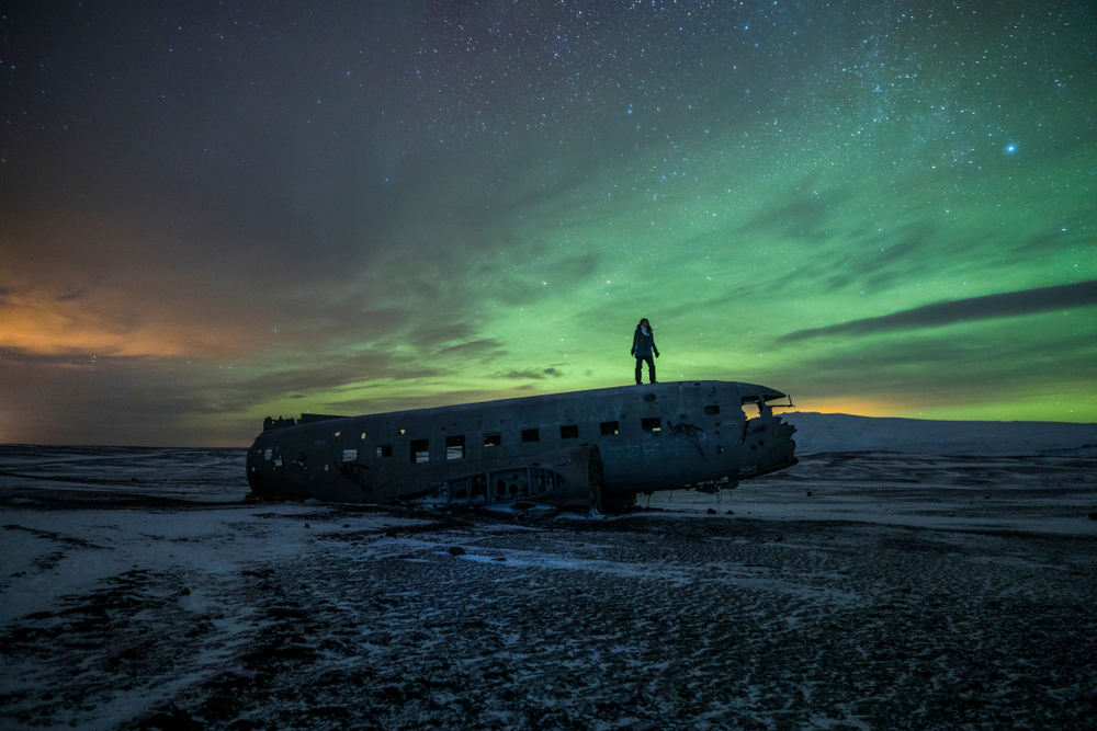 Avión estrellado DC3 en Islandia - Viajando por el sur de Islandia